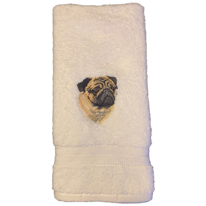 Potehåndklæde med Mops
