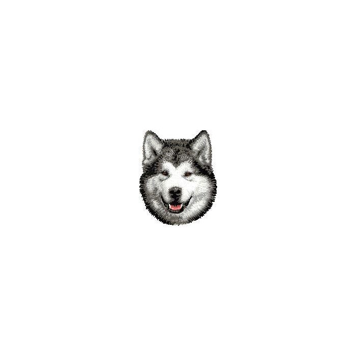 Strygemærke med hunderacen Alaskan Malamute.