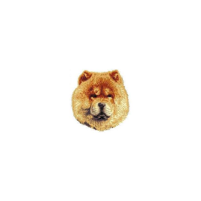Strygemærke med hunderacen Chow Chow.