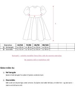 Hvid, kort dåbskjole, brudepigekjole i broderie anglaise med hjertemønster str. 74/80