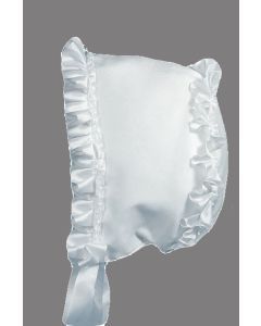 Hvid dåbskyse med smalle flæser, str. 43 (hovedmål)