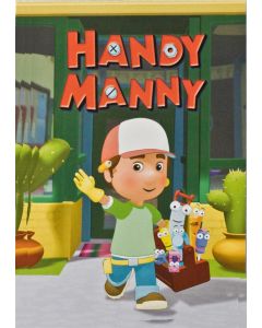 Lykønskningskort med Handy Manny. Kuvert medfølger