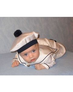 Matrosdåbsdragt med matroshue fra Fantasy Design