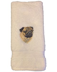 Potehåndklæde med Mops