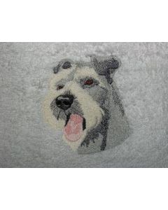Strygemærke med hunderacen Schnauzer