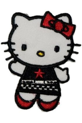Strygemærke Hello Kitty med stjerne