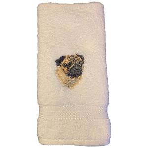 Potehåndklæde med Mops