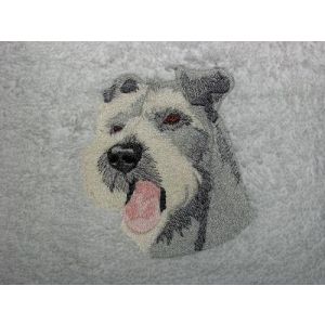 Strygemærke med hunderacen Schnauzer