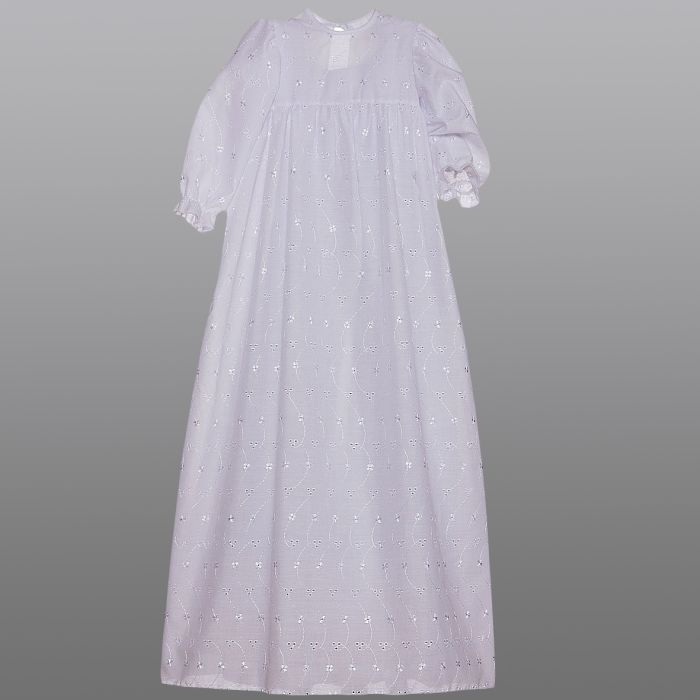 Dåbskjole i broderie anglaise